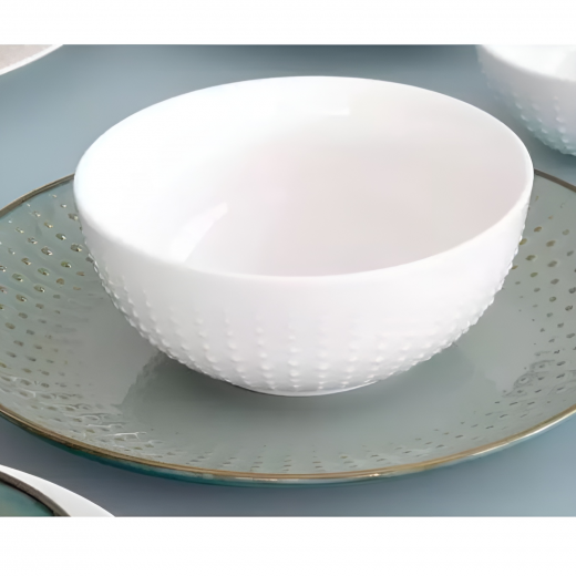 Easy Life Drops Bowl - White 12cm