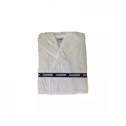 Cannon Bath Robe Plain White  XL