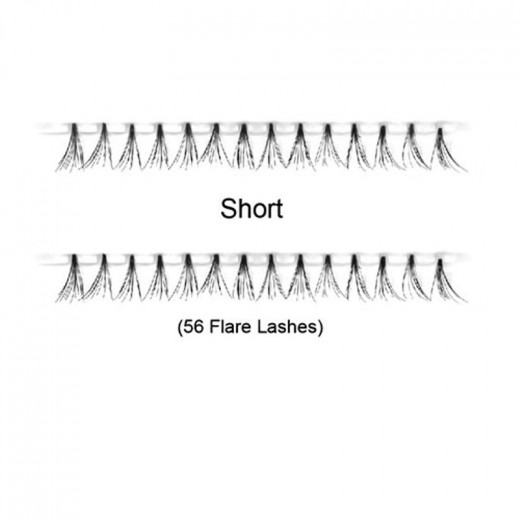 Master Lashes  Everlashes Individual Flare Lashes - Short 56ct