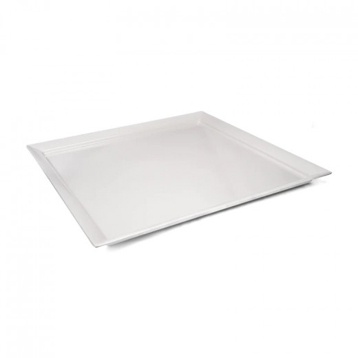 Vague Melamine Square Plate 61 cm