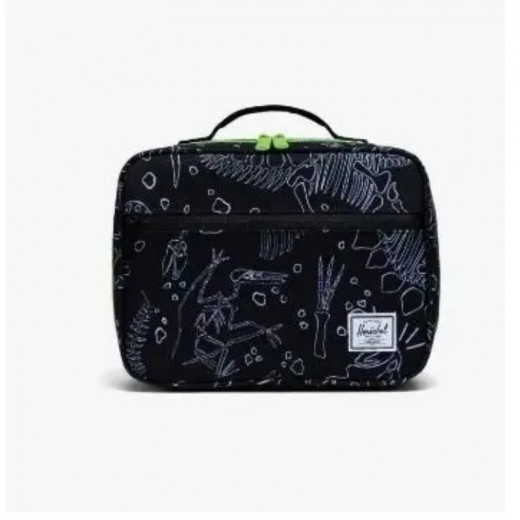 Herschel Pop Quiz Lunch Box Diggin'up Dinos Black