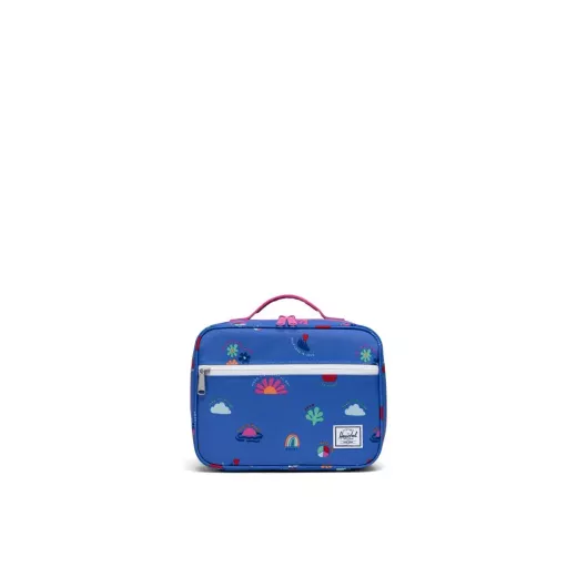 Herschel Pop Quiz Lunch Box Self Love Baja Blue