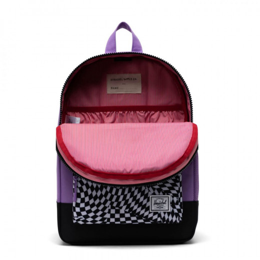 Herschel Heritage Youth BackPack  Warp Check/Amethyst Orchid