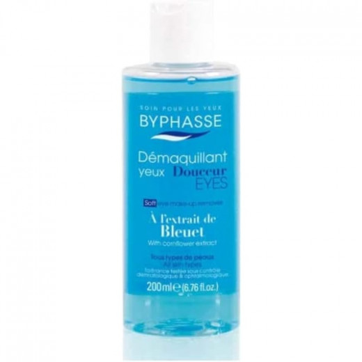 Byphasse Soft Eye Makeup Remover Cornflower Extract All Skin Types 200ml