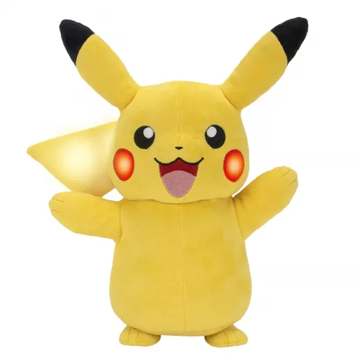 Pokemon Electric Charge Pikachu Feature Plush 12"