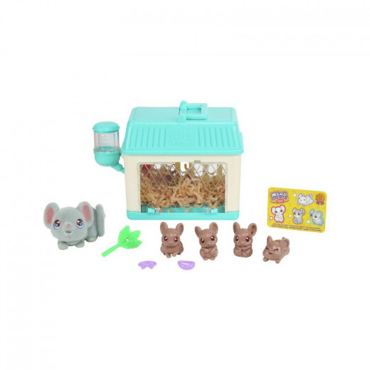 Moose Little Live Pets Mama Surprise Mini Playset - Lil' Mouse