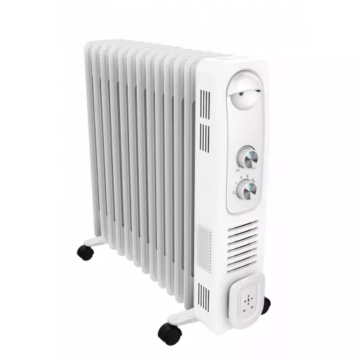 Electromatic Oil Filled Radiator 13 Fins 2500 W With clothes rack and fan Full safety system