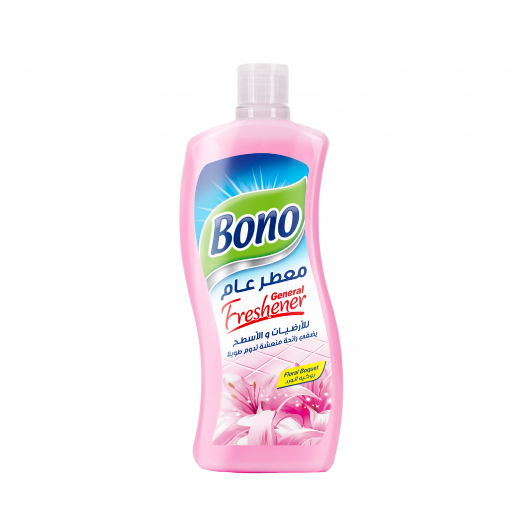 "Bono general floor and surface freshener, rose bouquet, 1.4 liters"