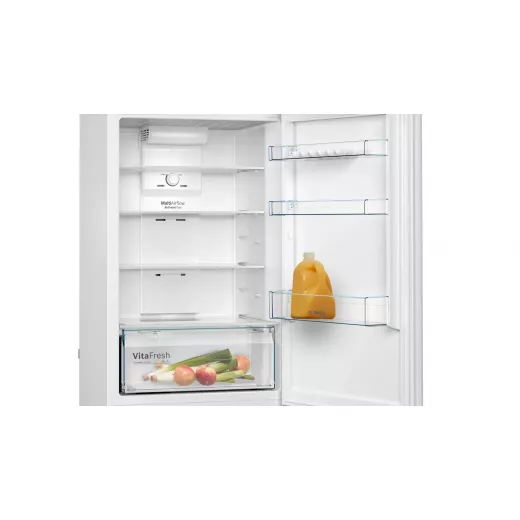 Bosch free-standing fridge-freezer with freezer at top 178 x 70 cm White Serie | 2