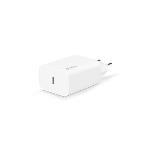 ttec SmartCharger Duo PD Travel Charger USB-C+USB-A 30W White