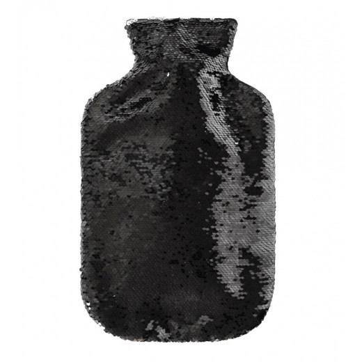 Fashy heat bottle with black sequin cover 2.0 L