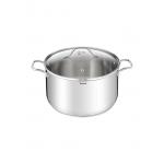 Tefal 26cm G6 intuition stew pot with lid, silver