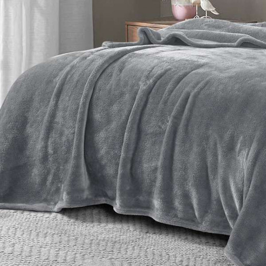 Nova Home Silky Blanket - King/Super King - Grey