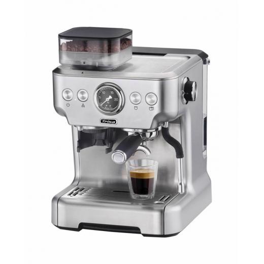 Trisa espresso machine "Barista plus", silver