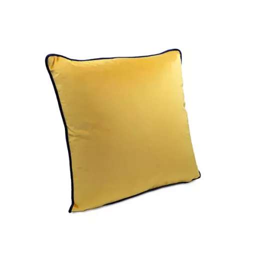 Nova Home Velvet Cushion Cover, Dark Yellow, 47x47 Cm