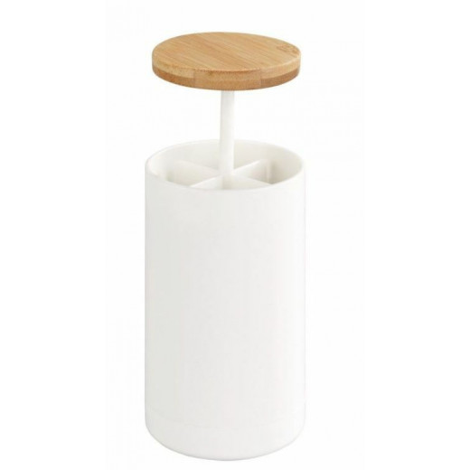 Wenko Cotton Bud Holder Laresa White