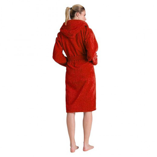 Cannon Plain Bathrobe Cotton, Red Color