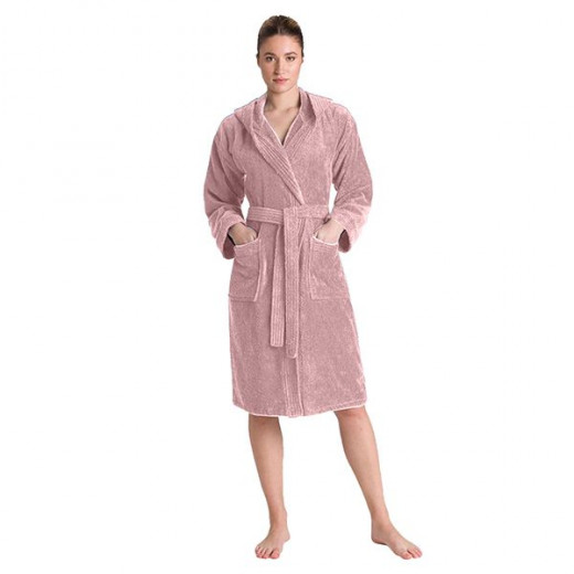 Cannon Plain Bathrobe Cotton, Light Pink Color