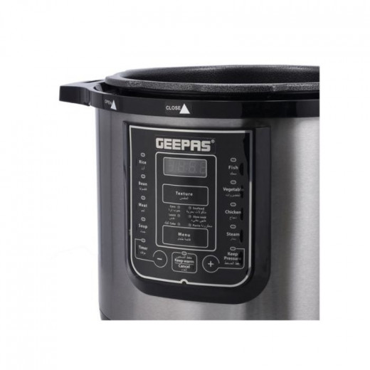 Geepas digital multi-cooker 8L