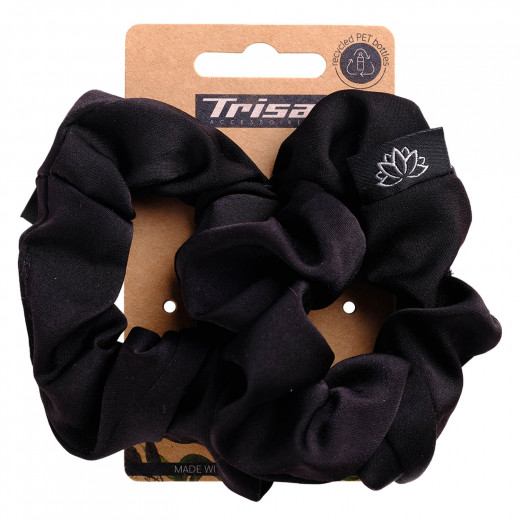 Trisa eco line acc small scrunchies 2pcs. Black