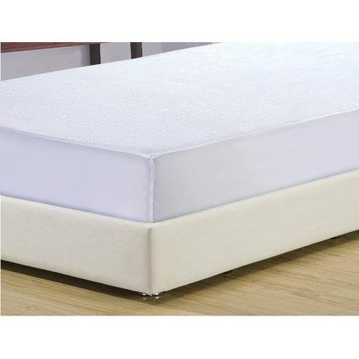 Nova Home Breath-Pro Waterproof Breathable Mattress Protector, White Color, 120*200 Cm