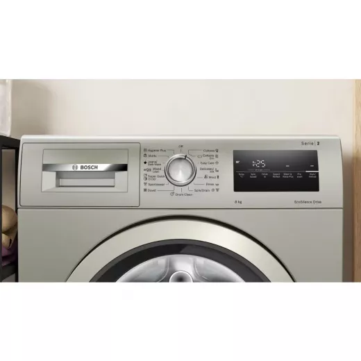 Washing machine Bosch class: A+++ front 8kg silver