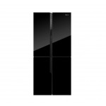 Hisense refrigerator-  432l - a+ - 4 doors black