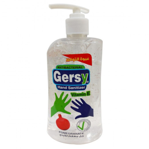 Gersy hand sanitizer gel 550 ml / pomegranate