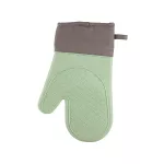 Vague Silicone Oven Glove Green & Brown