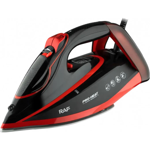 RAF Steam Iron, 2600 Watt, Ceramic Soleplate