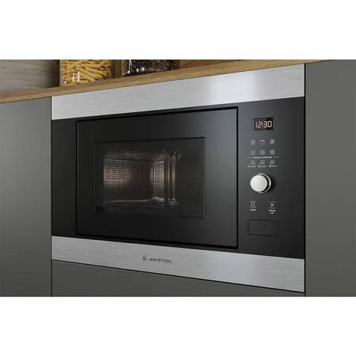 Ariston built-in microwave - 60 cm - 25 liters - 1000 watts