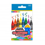 Bazic 24 Color Washable Premium Crayons