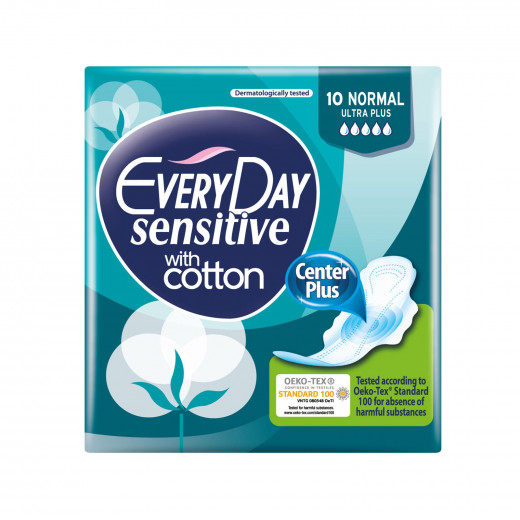 EveryDay Sensitive Pads Normal, 10 pads