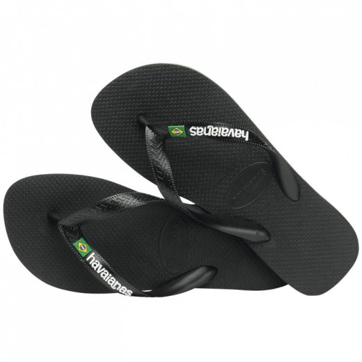 Havaianas Brasil Logo Black 39/40