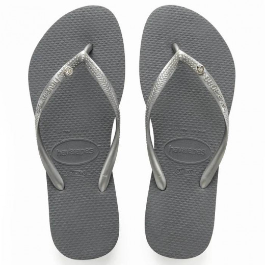 Havaianas Slim Crystal Glamour Steel Grey 41/42