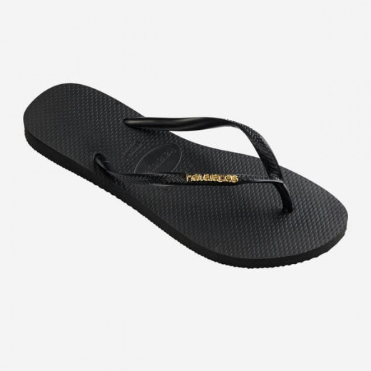 Havaianas Logo Mattalic Black/Gold 41/42