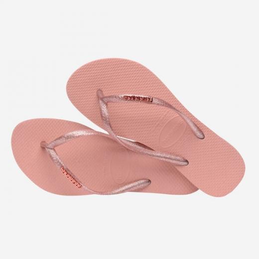 Havaianas Slim Logo Metallic Crocus Rose 41/42