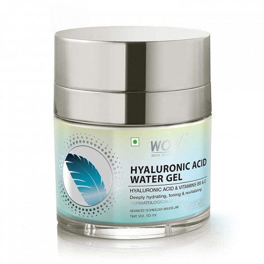 Wow Skin Science Hyaluronic Acid Water Gel Face Cream, 50 Ml, 2 Packs