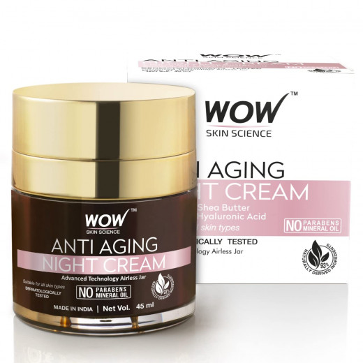 Wow Skin Science Anti Ageing Night Cream,50ml