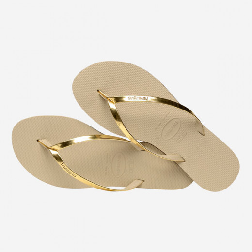 Havaianas You Metallic Sand Grey/light Golden 35/36