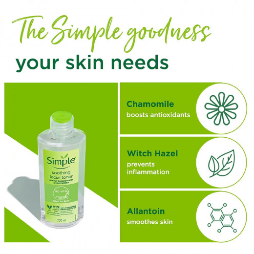 Simple Kind to Skin Soothing Facial Toner 200 ml