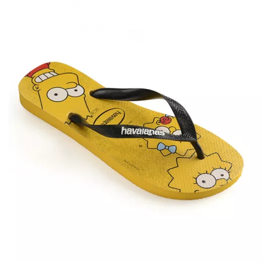 Havaianas Simpsons Yellow Banana/Black 43/44