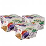 Natura Nuova Apple & Plum Pulp, 2 x 100 Gram, 3 Packs