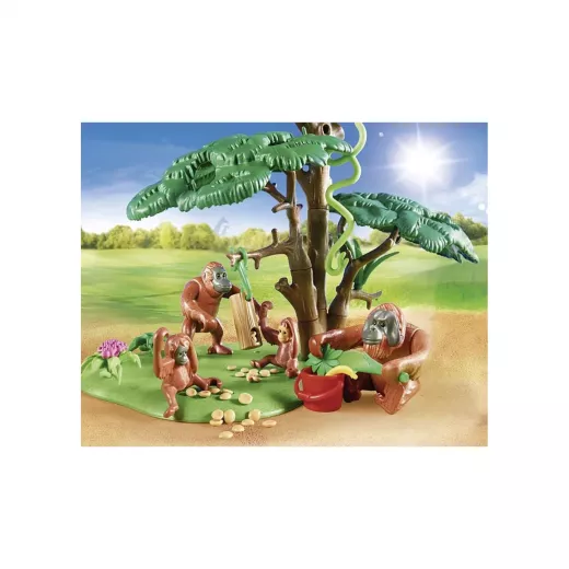 Playmobil Orangutans with Tree