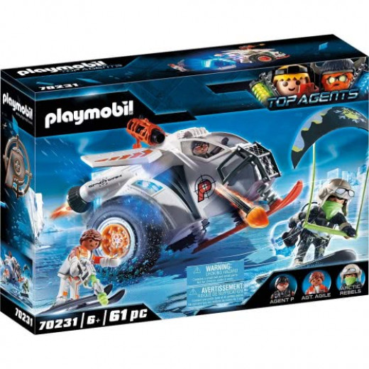 Playmobil Top Agents V Spy Team Snow Glider