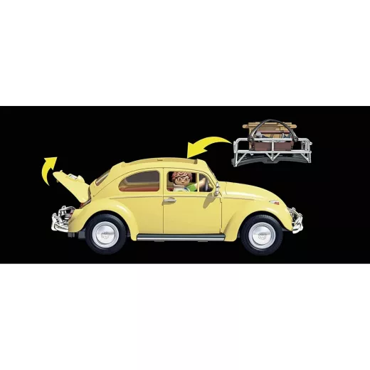 Playmobil Volkswagen Beetle Yellow Family Car, Special Edition