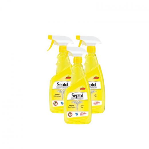 Septol Lemon Antisepic Spray, 500ml, 3 Packs