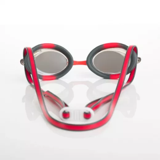 Swimming goggles with titanium lenses from Zogs Racer - red