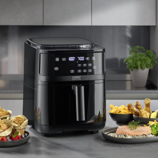 Caso Air Fryer XLarge 6.4lt With Clear Window & Steamer, 1700W