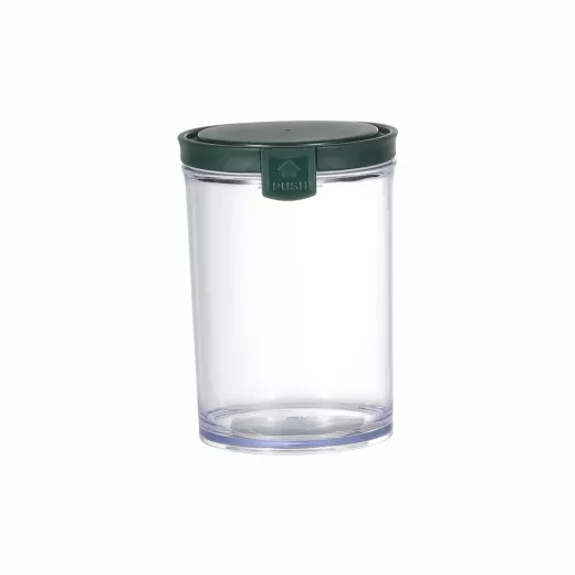 Vague Round Airtight Food Container Jar 550 ml Green